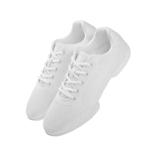 Diamant Unisex Split-Sole Dance Sneakers TUNE White