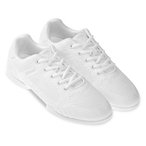 Diamant Unisex Split-Sole Dance Sneakers TUNE White