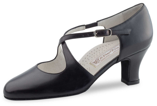 Werner Kern Mujeres Zapatos de Baile Gilian - Cuero Negro Talla: UK 5,5