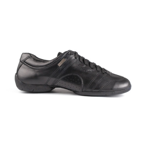 Portdance Men´s Sneakers PD Casual - Black Leather - Sneaker Sole - Size: EUR 43