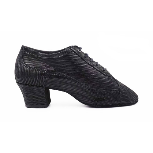 Portdance Mujeres Zapatos de Práctica PD705 - Ante Negro [EUR 38.5]