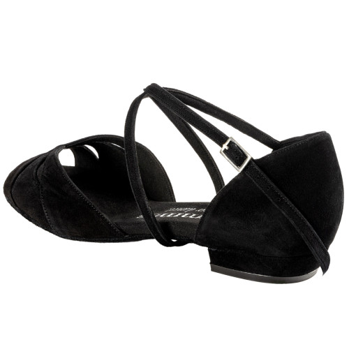 Rummos Mujeres Zapatos de Baile Lola - Nobuk Negro - Normal - 20 Block - EUR 40