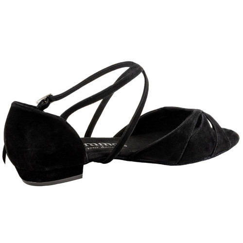 Rummos Mulheres Sapatos de Dança Lola - Nobuk Preto - Normal - 20 Block - EUR 38,5