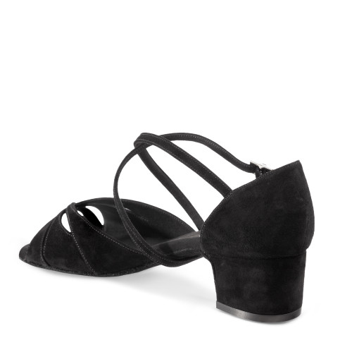 Rummos Damen Tanzschuhe Lola - Nubuck Schwarz - 4 cm