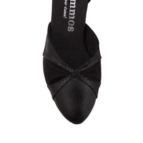 Rummos Donne Scarpe da Ballo R405 - Pelle/Nubuck Nero - 6 cm