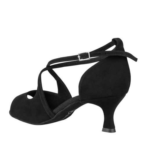 Rummos Mulheres Sapatos de Dança R545 - Nobuk Preto - 5 cm