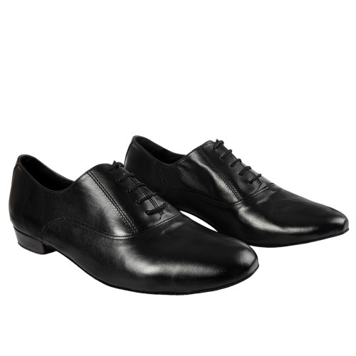 Rummos Hommes Ballroom Chaussures de Danse R701 - Cuir Noir