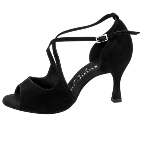 Rummos Mulheres Sapatos de Dança R545 - Nobuk Preto - 6 cm