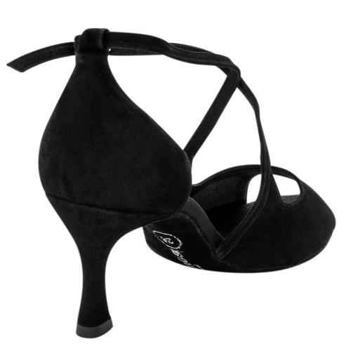 Rummos Mulheres Sapatos de Dança R545 - Nobuk Preto - 6 cm