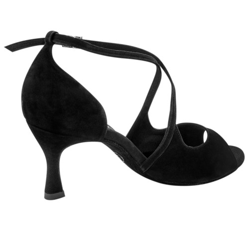 Rummos Mulheres Sapatos de Dança R545 - Nobuk Preto - 6 cm