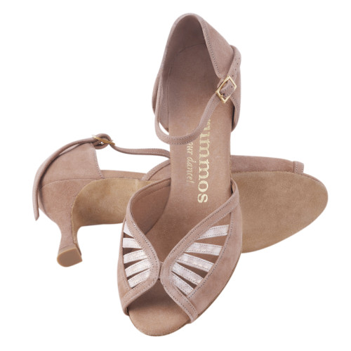 Rummos Sapatos de Dança Senhora Stella - Nubuck/Couro - 6 cm