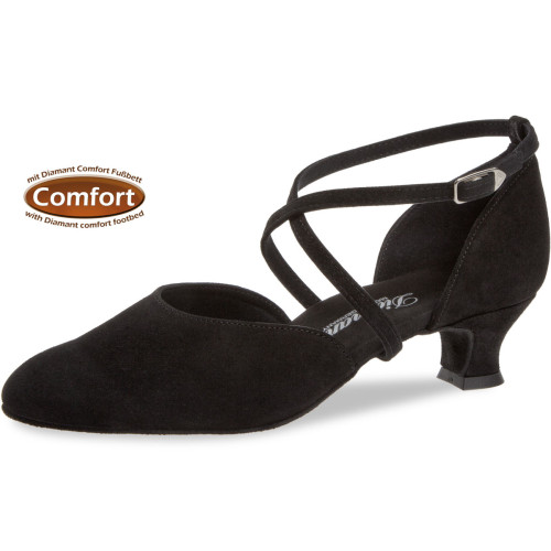 Diamant Women´s dance shoes 048-112-001 - Suede - Extra Wide - Size: UK 6,5