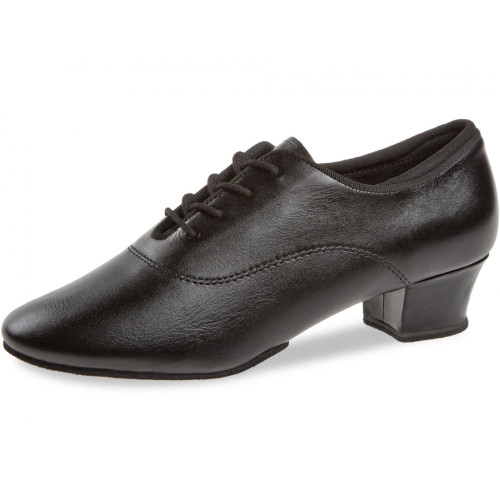 Diamant Ladies Practice Shoes 185-234-560-A - Leather Black - 3,7 cm Cuban - Geteilte Sohle - Size: UK 5,5