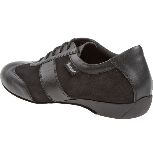 Diamant Homens Ballroom Sneakers 123-225-070 - Pele/Camurça Preto - Salto em cunha - Tamanho: UK 8