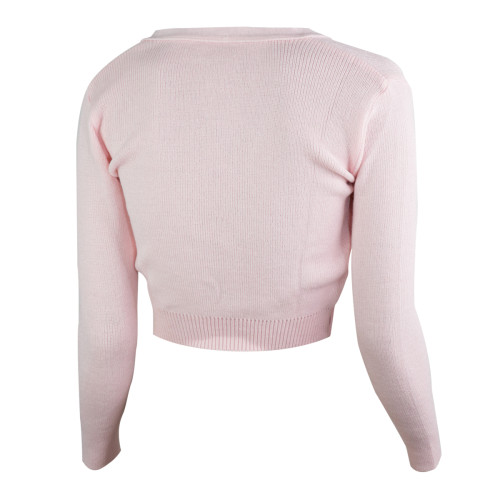 Intermezzo Damen Ballett Weste/Wickeljacke 6000 Jersey Elisa - Pink (007) - Größe: XL