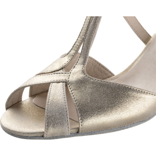 Werner Kern Women´s dance shoes Amy - Leather Perl Nude - Narrow - 6,5 cm  - Size: UK 5,5