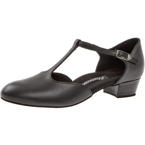 Diamant Women´s dance shoes 053-029-034 - Black Leather - 2,8 cm