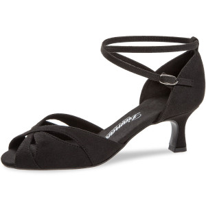 Chaussures de danse oxford élégantes pour femmes, en cuir suédé gris doux  et imprimés cachemire gris -  France