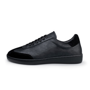 Anna Kern Suny Mulheres Low-Top Sneakers 7030 - Preto