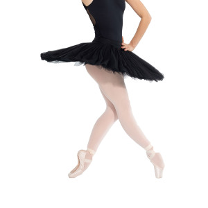 Intermezzo Dames Ballet Tutu 7741 Falplat - Zwart (037) - Maat: XS