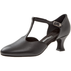 Diamant Mulheres Sapatos de Dança 053-006-034 - Pele Preto - 5,5 cm Spanish - Tamanho: UK 5,5