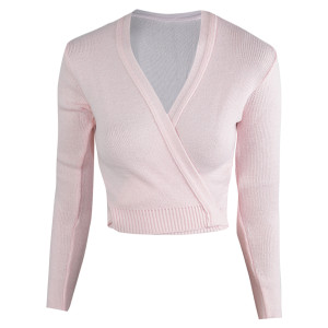 Intermezzo Damen Ballett Weste/Wickeljacke 6000 Jersey Elisa - Pink (007) - Größe: XL