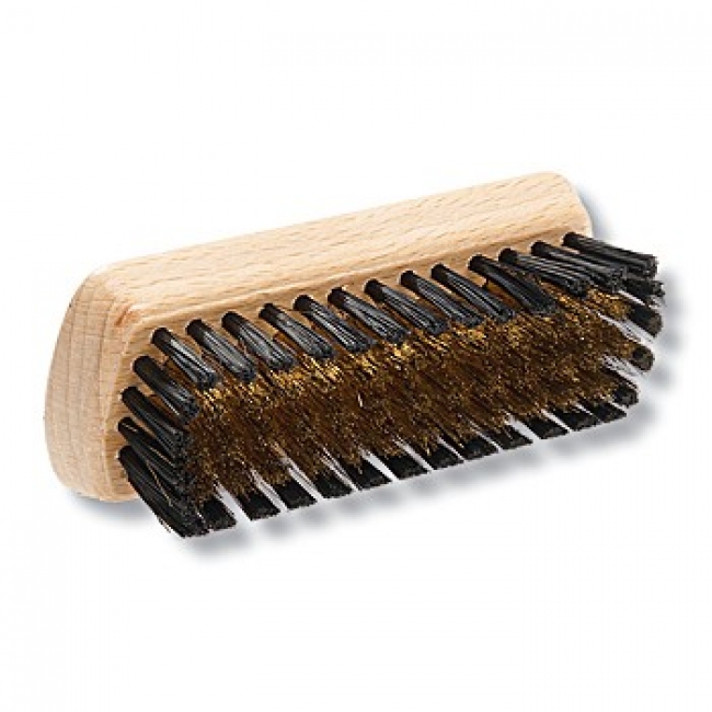 suede leather brush
