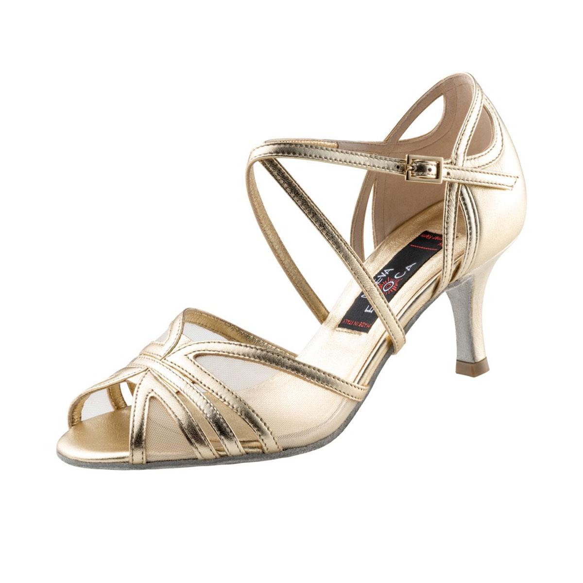 Nueva Epoca Ladies Dance Shoes Sierra - Chevro Platinum